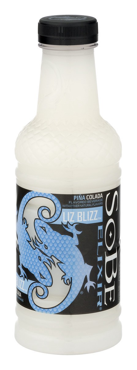 slide 7 of 8, SoBe Elixir Liz Blizz Pina Colada Flavored Beverage 20 Fluid Ounce Plastic Bottle, 20 oz