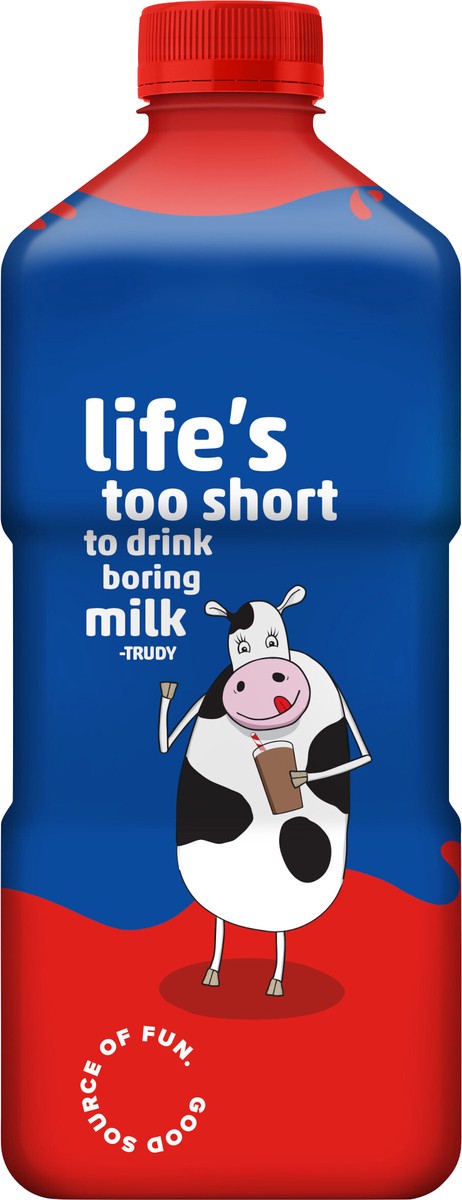 slide 13 of 14, TruMoo Protein Whole Chocolate Milk Half Gallon, 1/2 gal