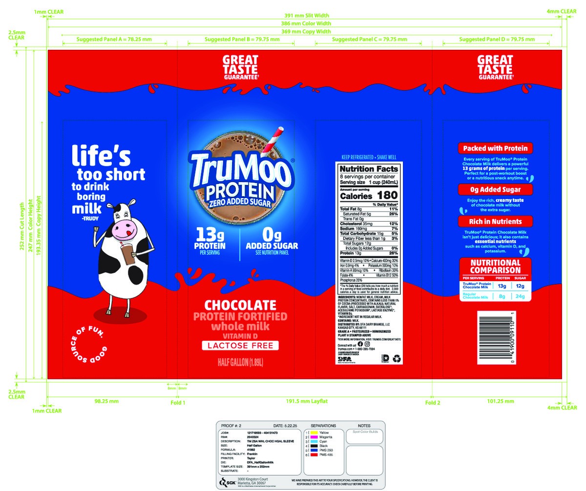 slide 5 of 14, TruMoo Protein Whole Chocolate Milk Half Gallon, 1/2 gal