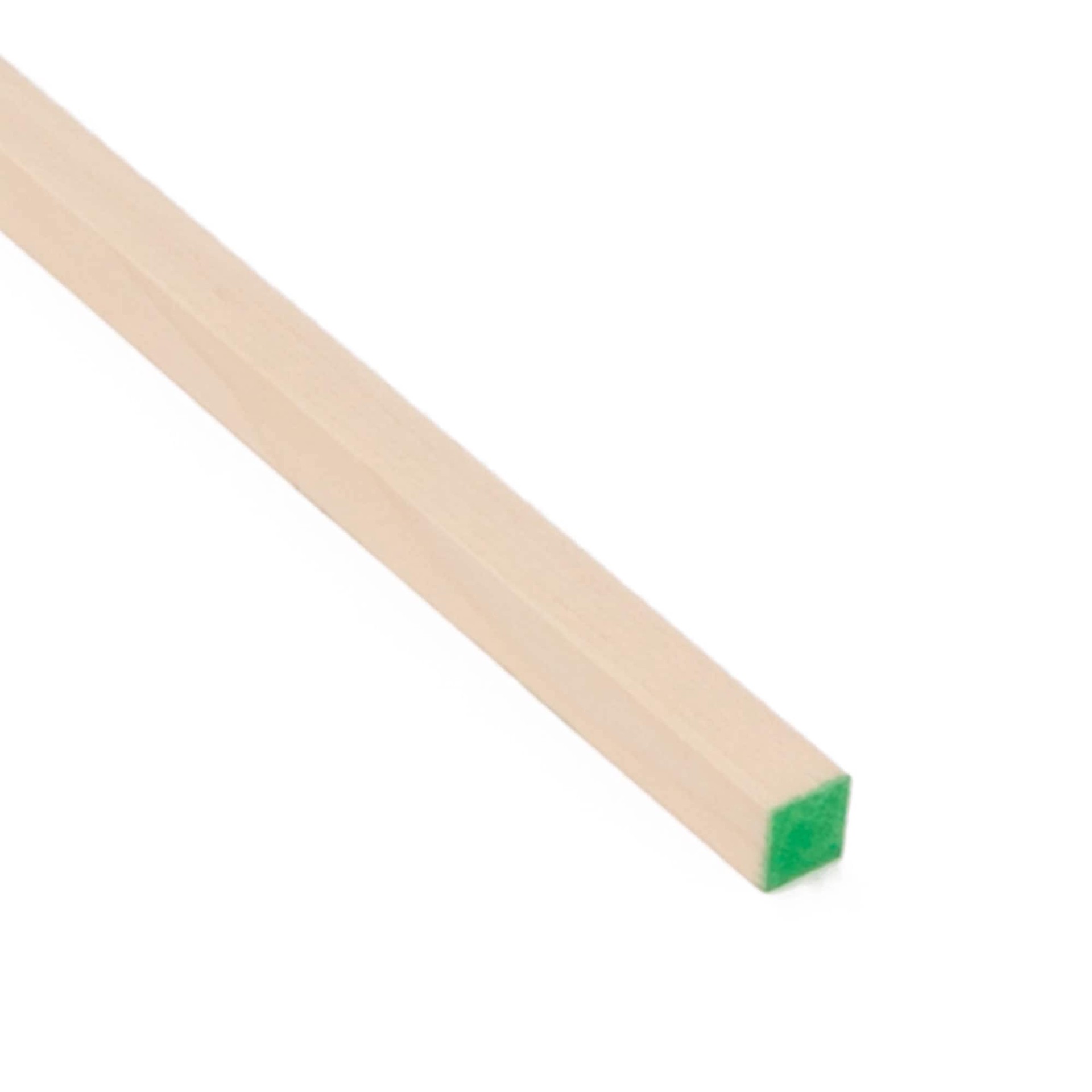 slide 2 of 6, Madison Mill 0.5-in dia x 36-in L Square Poplar Dowels, 1 ct