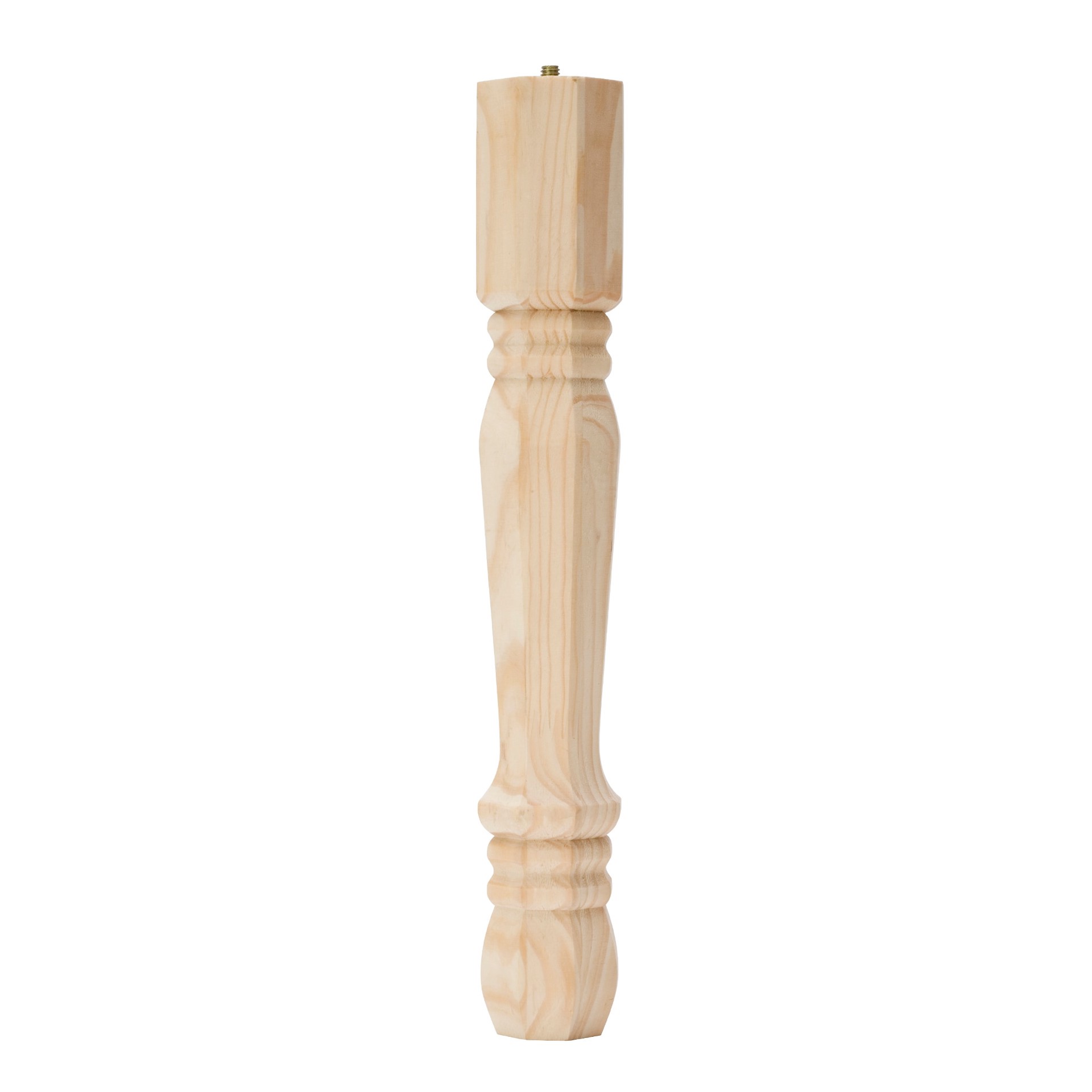 slide 1 of 6, Waddell 2.125-in x 14-in Traditional Pine End table leg, 1 ct