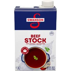 Swanson Beef Stock - 48 oz Carton