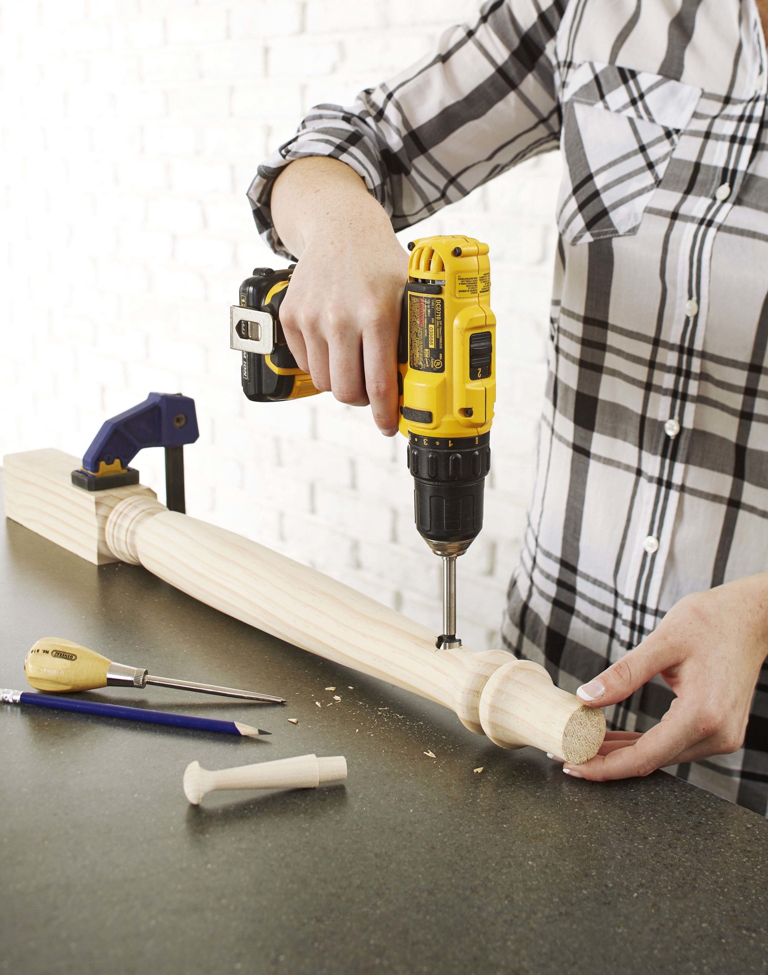 slide 4 of 6, Waddell 2.25-in x 29-in Country pine Pine End table leg, 1 ct