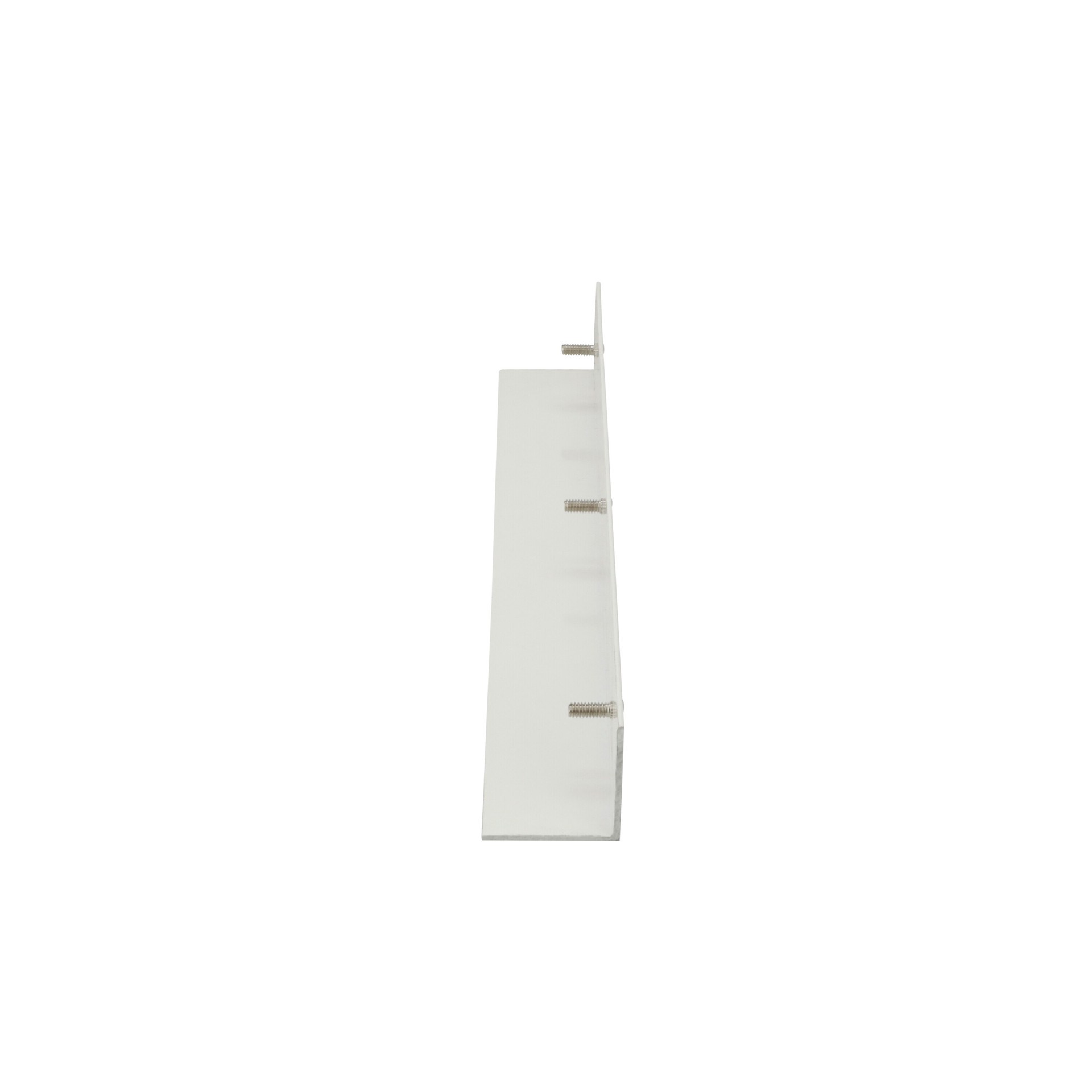 slide 2 of 6, Bertha 51-in x 2-in White Aluminum Hurricane Header/Track, 1 ct