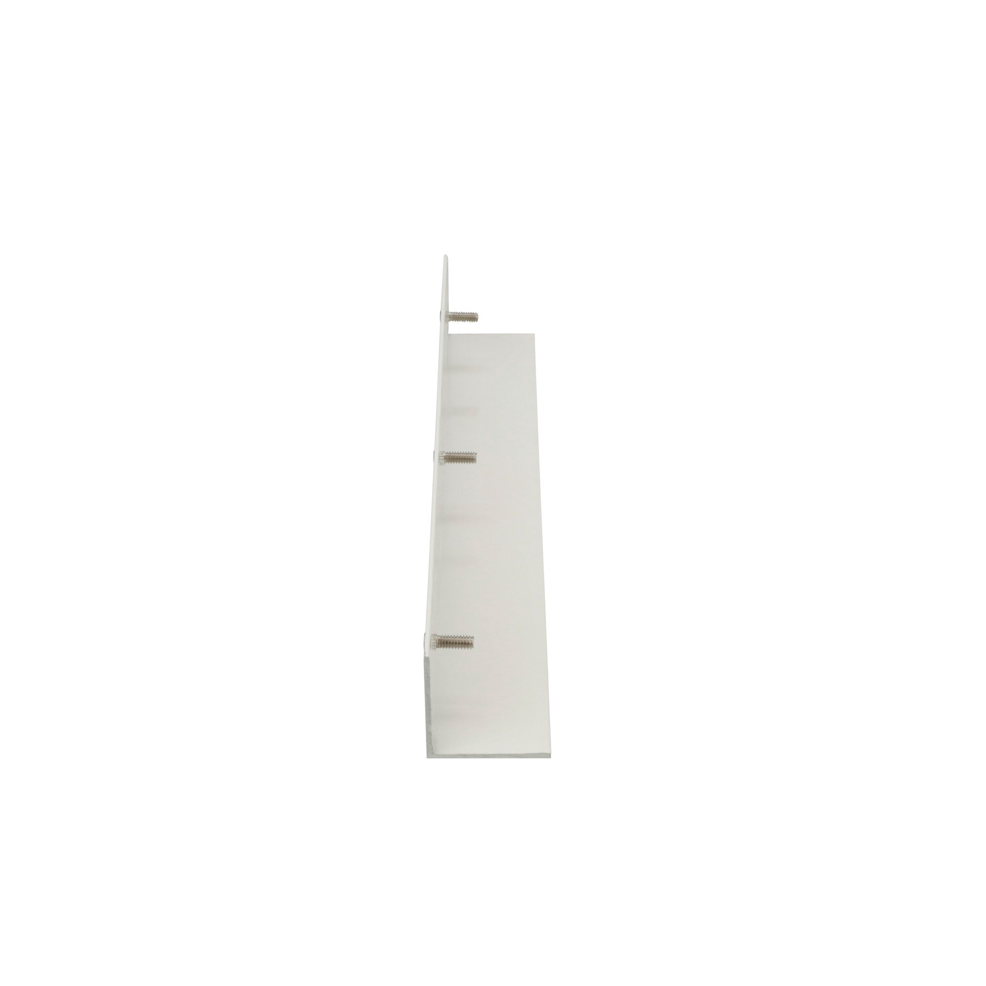 slide 3 of 6, Bertha 51-in x 2-in White Aluminum Hurricane Header/Track, 1 ct