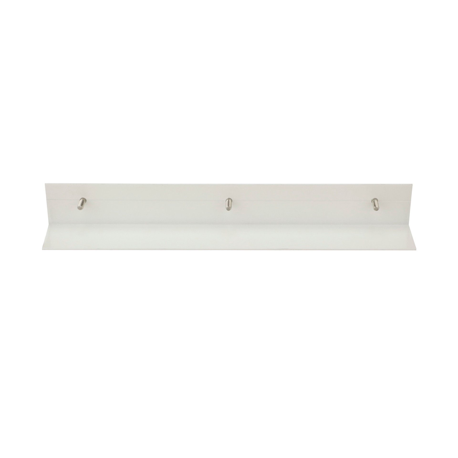 slide 1 of 6, Bertha 51-in x 2-in White Aluminum Hurricane Header/Track, 1 ct