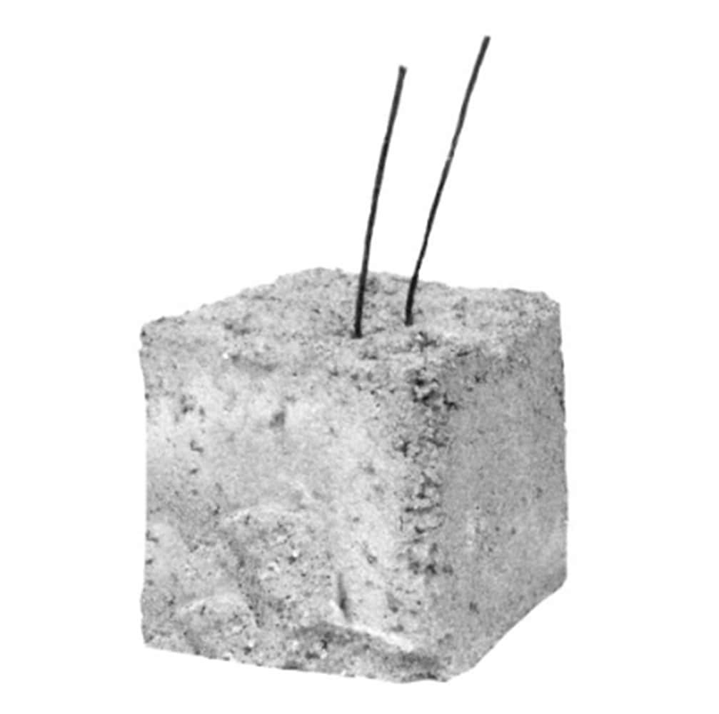 slide 3 of 4, QUIKRETE 3-in W x 3-in H x 2-in L Concrete Dobie Block, 1 ct