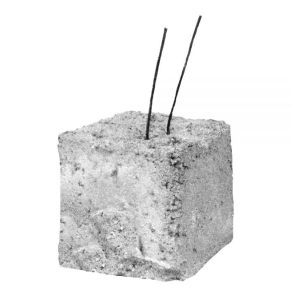 slide 4 of 4, QUIKRETE 3-in W x 3-in H x 2-in L Concrete Dobie Block, 1 ct