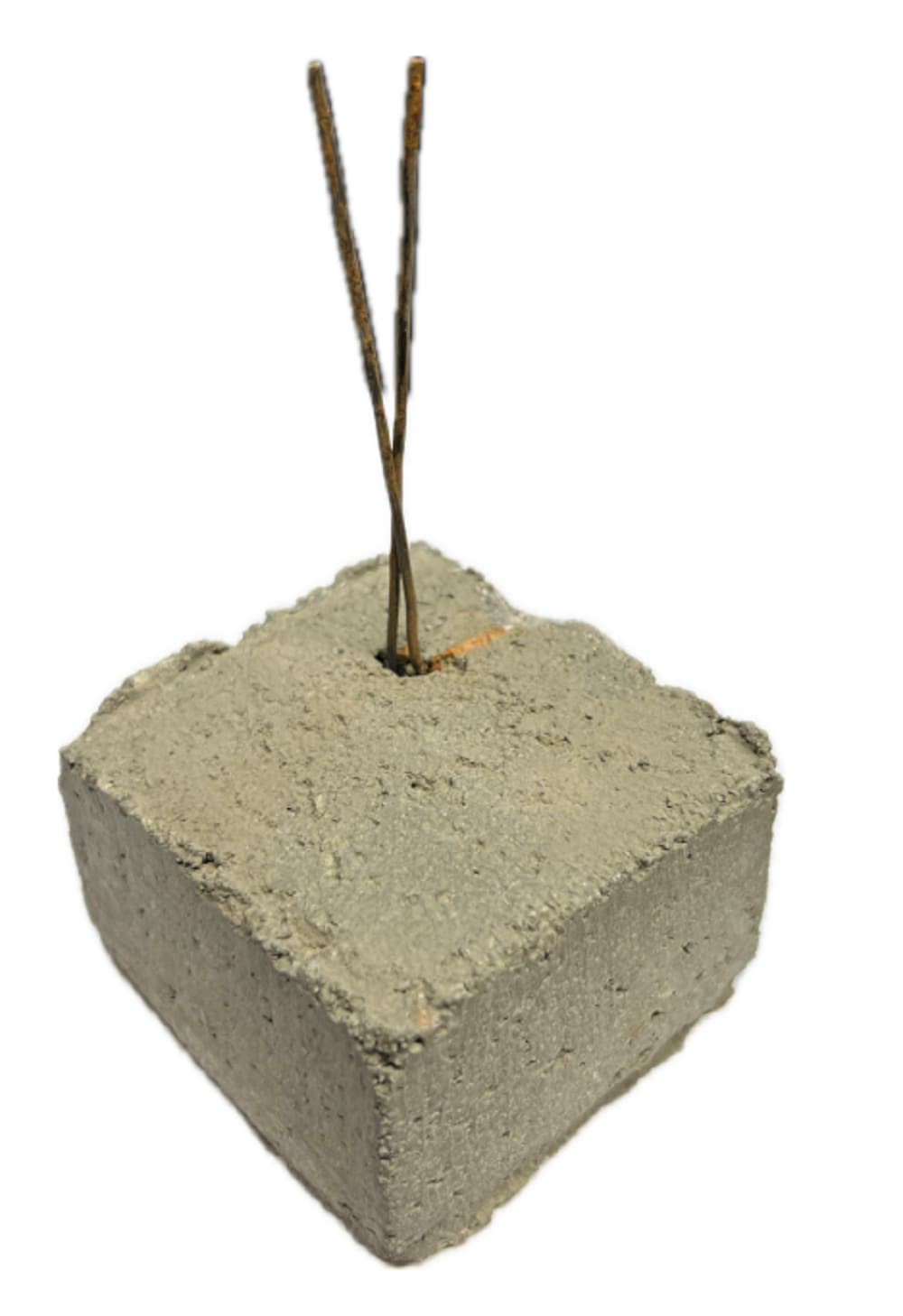 slide 1 of 4, QUIKRETE 3-in W x 3-in H x 2-in L Concrete Dobie Block, 1 ct