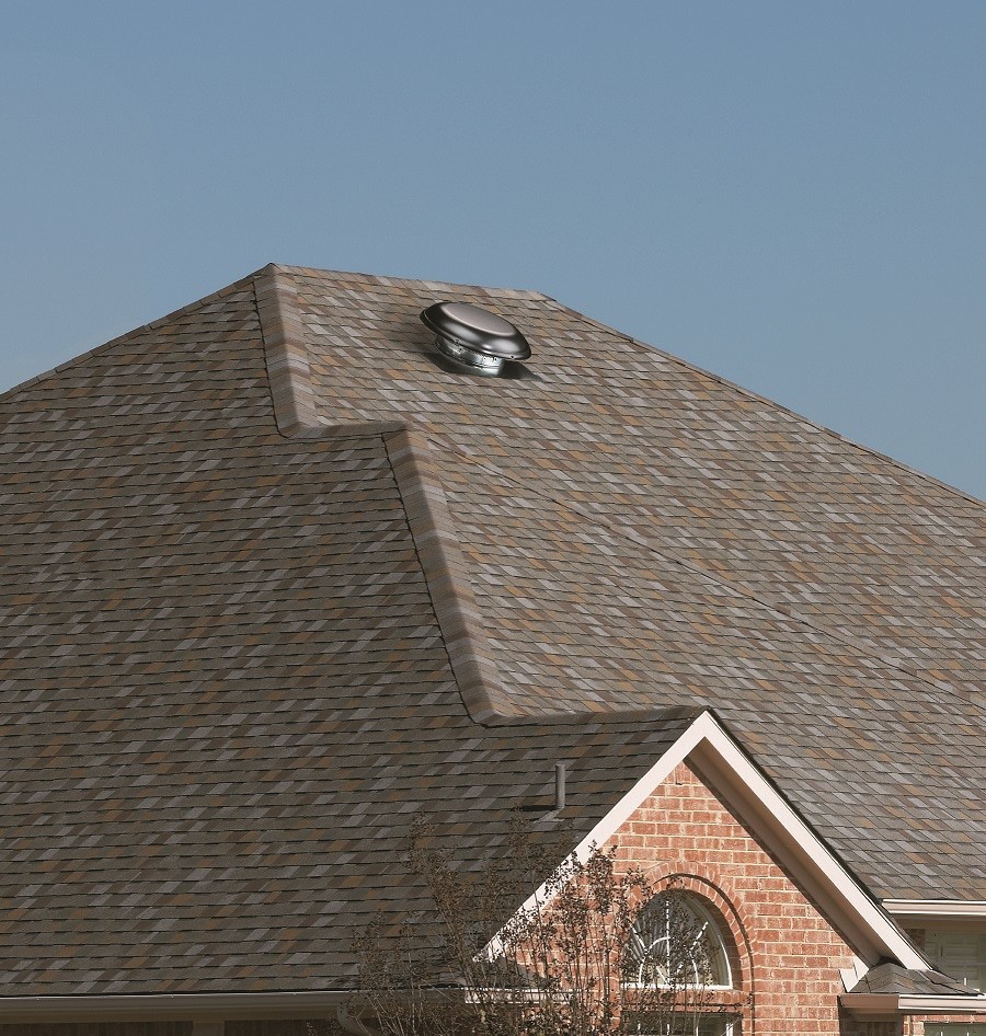 slide 2 of 6, Air Vent 1170 -CFM Gray Galvanized steel Electric Power Roof Vent, 1 ct