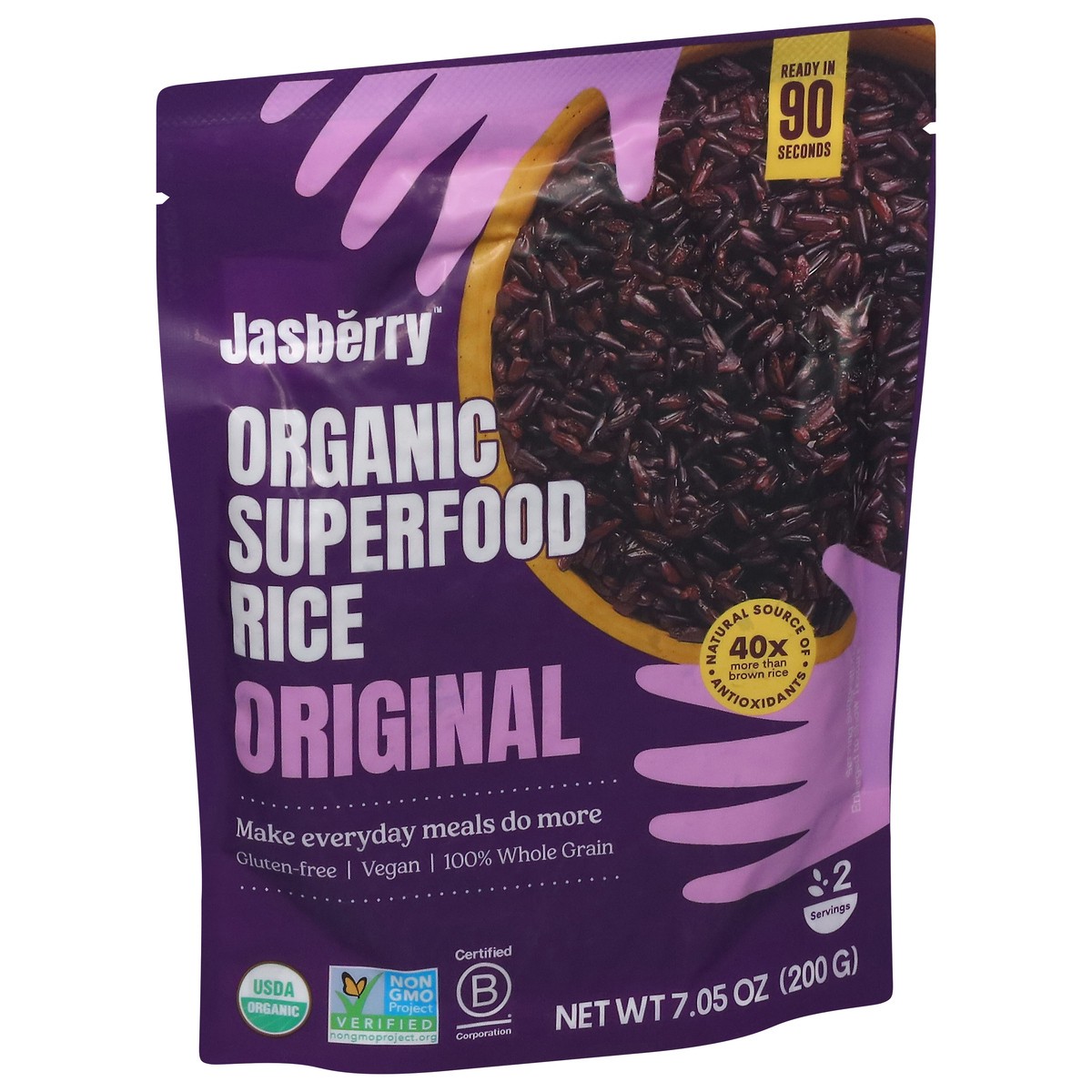 slide 10 of 14, Jasberry Organic Superfood Original Rice 7.05 oz, 1 ct