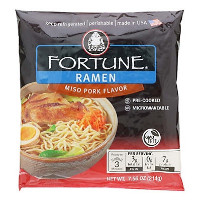 slide 1 of 1, Fortune Miso Pork Ramen Noodles, 7.56 oz