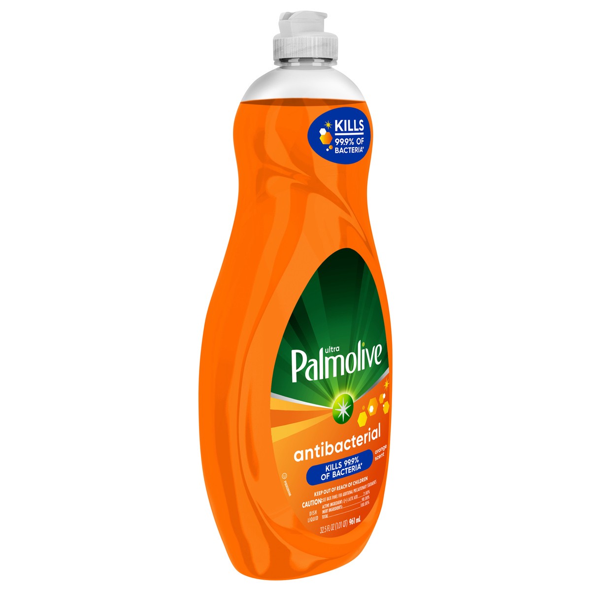 slide 2 of 8, Palmolive Ultra Antibacterial Orange Liquid Dish Soap, 32.5 fl oz