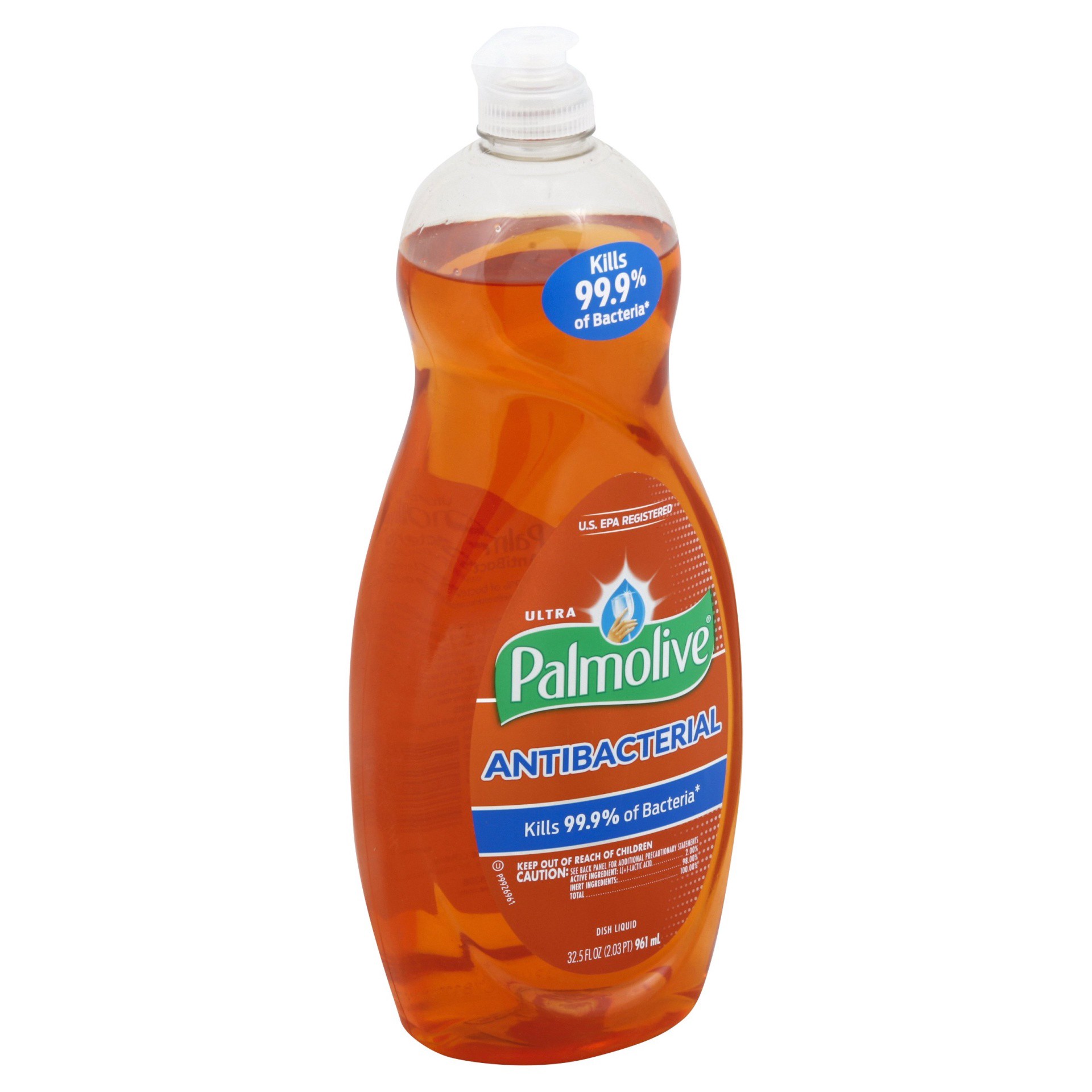 slide 1 of 8, Palmolive Ultra Antibacterial Orange Liquid Dish Soap, 32.5 fl oz