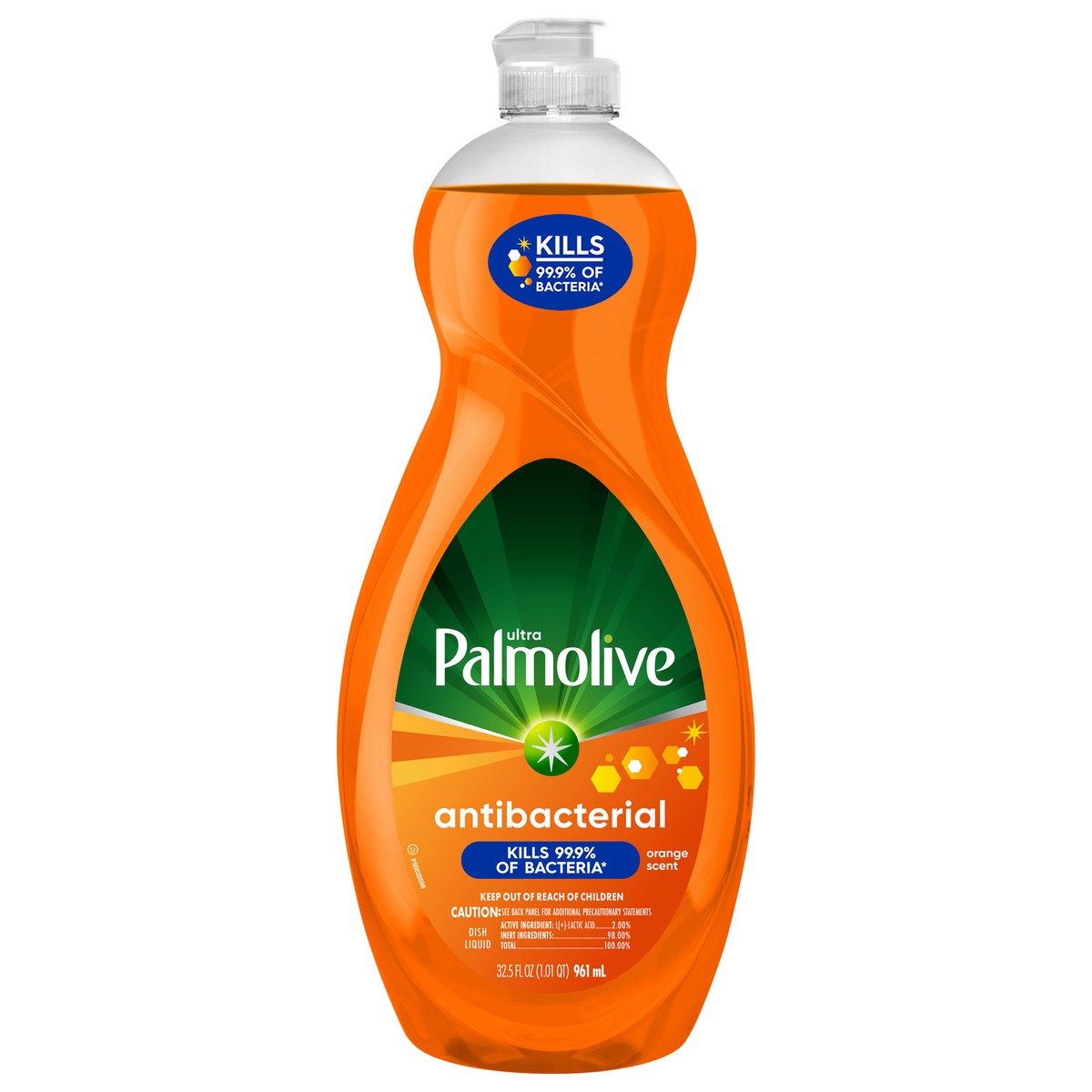 slide 1 of 8, Palmolive Ultra Palmolive Antibacterial Dish Liquid- 32.5 Fl. Oz., 32.5 fl oz