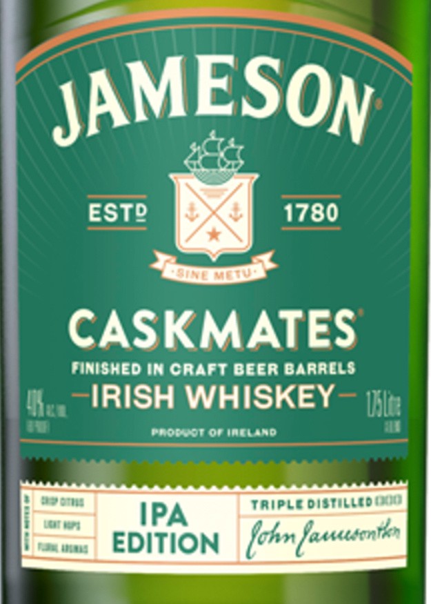 slide 4 of 10, Jameson Caskmates IPA Irish Whiskey, 1.75 L Bottle, 40% ABV, 1.75 liter