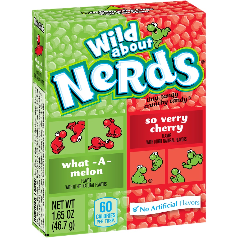 slide 8 of 8, Nerds Watermelon and Cherry Candy, 1.65 oz