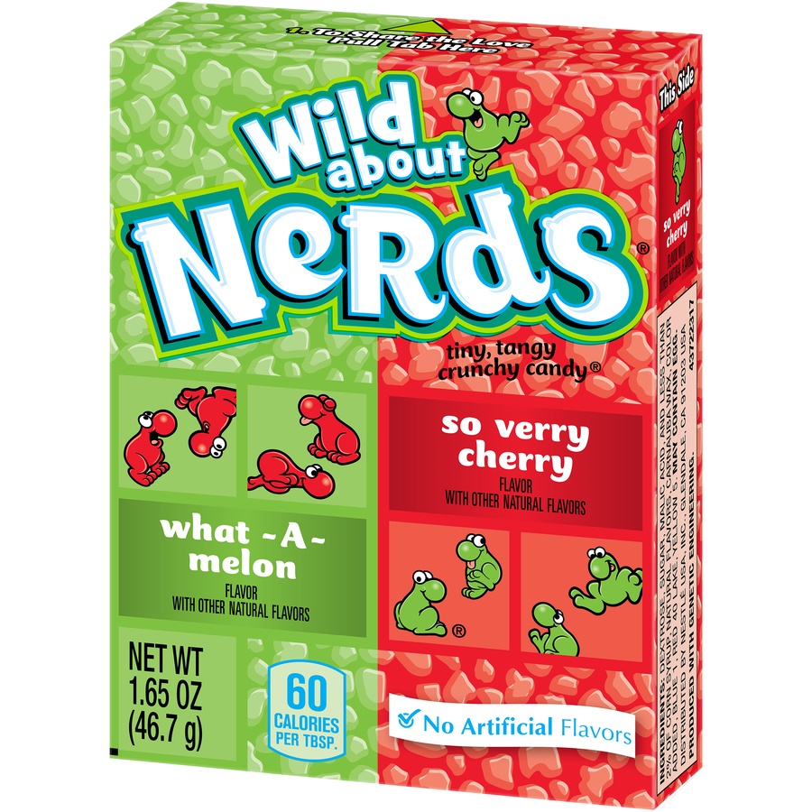 slide 2 of 8, Nerds Watermelon and Cherry Candy, 1.65 oz