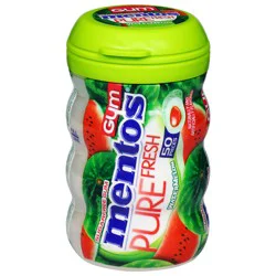 Mentos Pure Fresh Sugarfree Watermelon Gum 6 - 50 piece Bottles