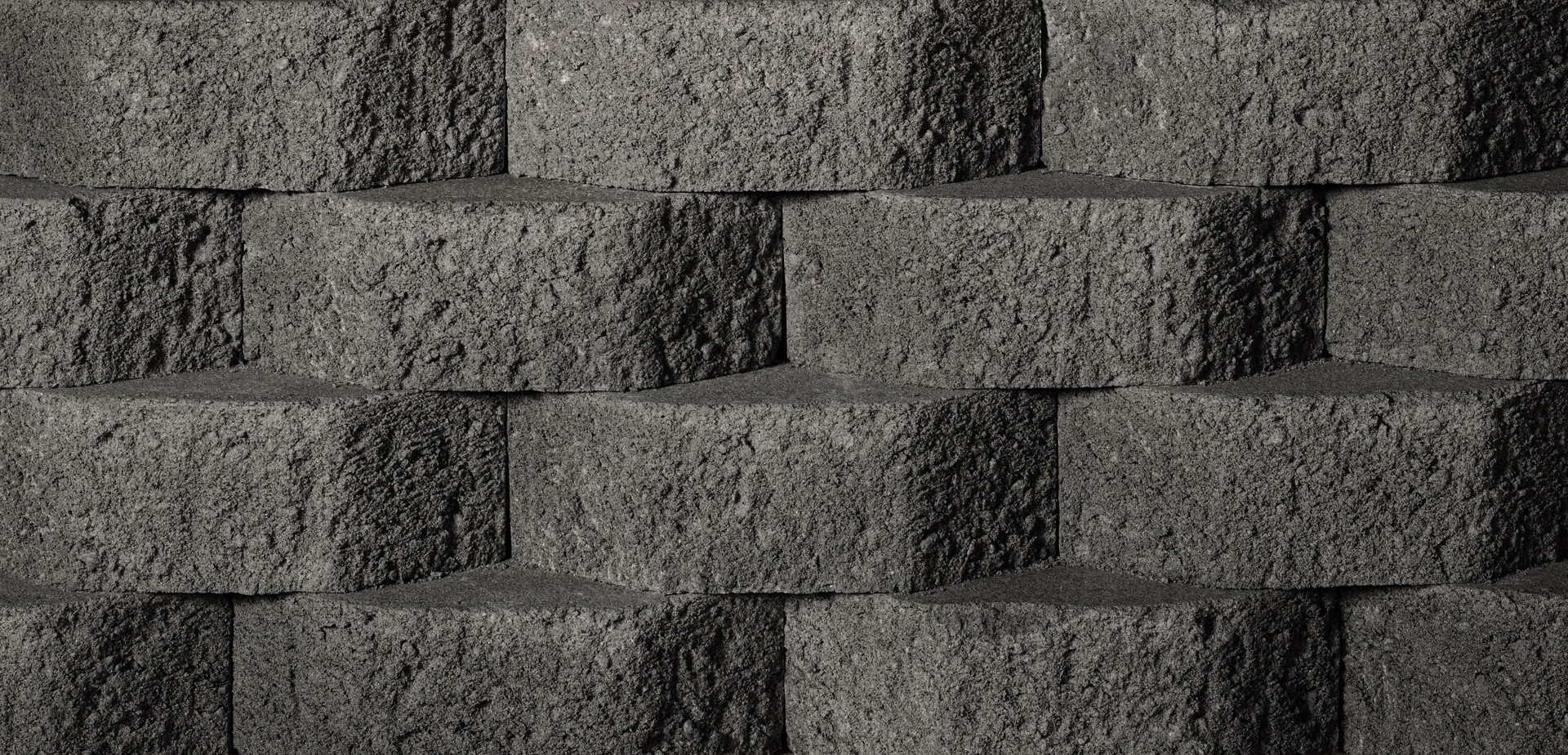 slide 4 of 5, 4.0-in H x 11.5-in L x 7.5-in D Charcoal Concrete Retaining wall block, 1 ct