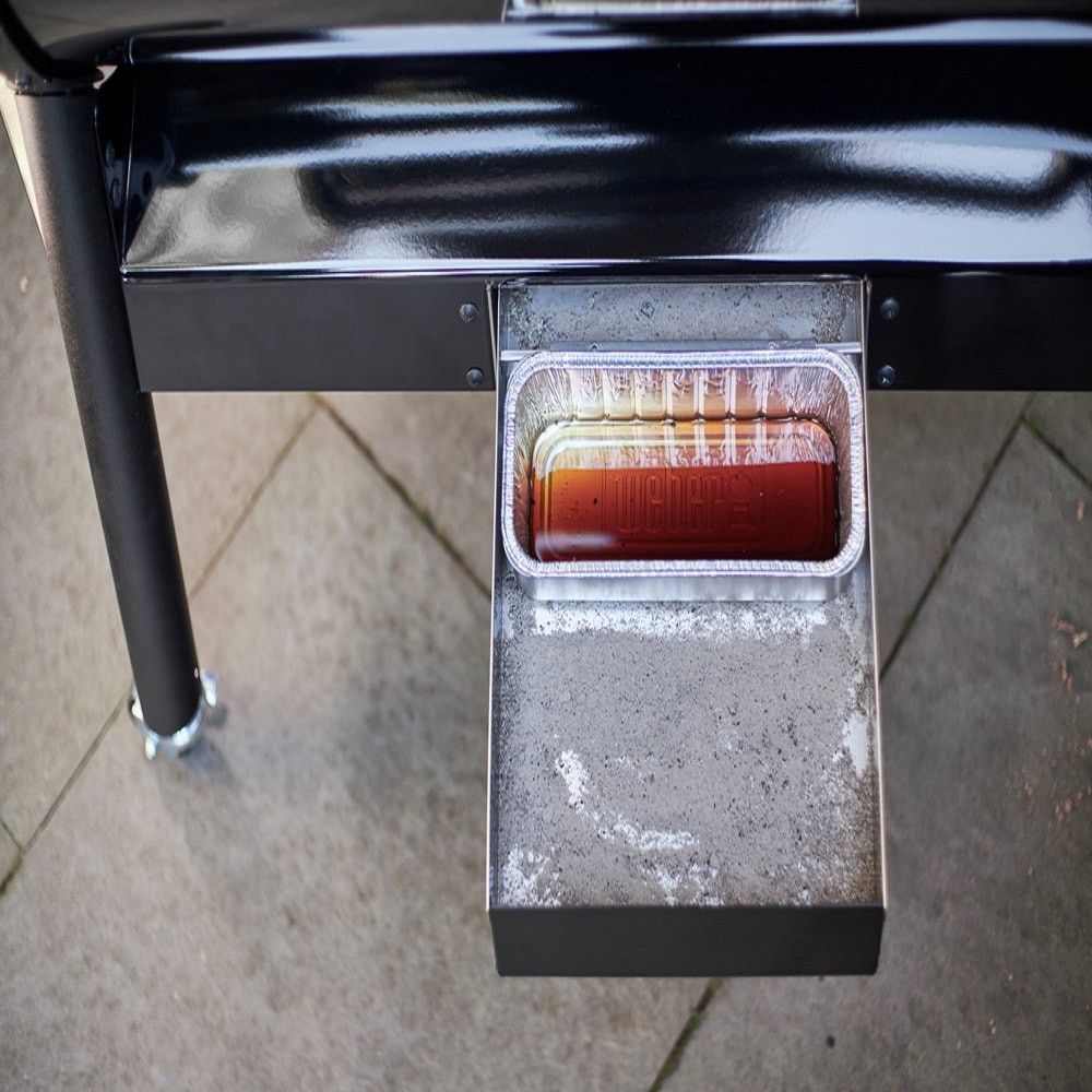 slide 2 of 6, Weber 10 -Pack 8.6-in x 6-in W Disposable Aluminum foil Grill Drip pan, 1 ct