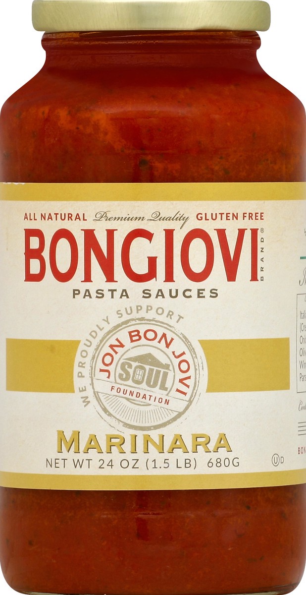 slide 2 of 2, Bongiovi Marinara Pasta Sauce, 24 oz