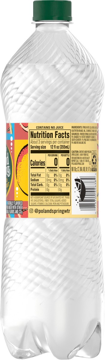 slide 2 of 7, Poland Spring Sparkling Water, Ruby Red Grapefruit- 33.8 oz, 33.8 oz