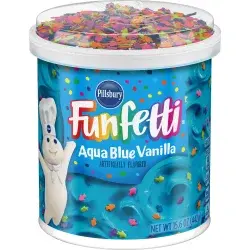 Pillsbury Funfetti Aqua Blue Vanilla Frosting