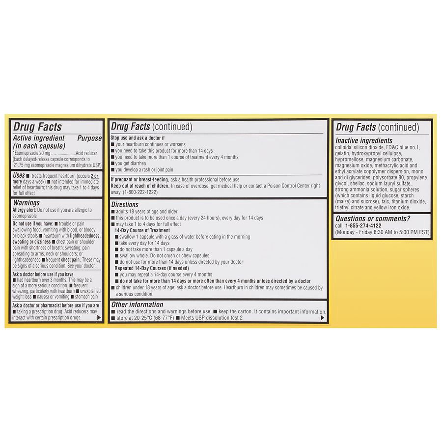 slide 5 of 5, Walgreens Acid Reducer Capsules, 28 ct