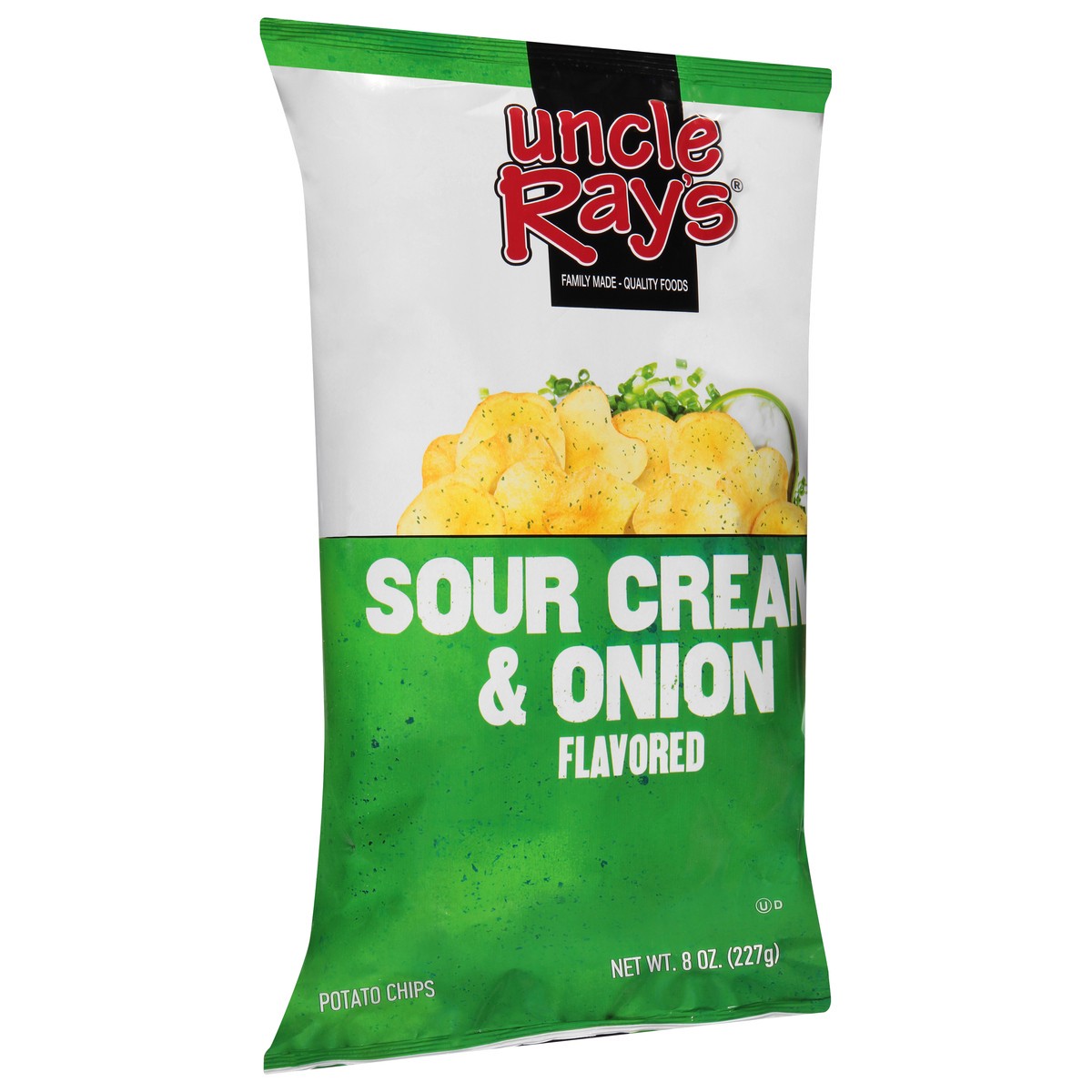 slide 9 of 13, Uncle Ray's Sour Cream & Onion Flavored Potato Chips 8 oz, 8 oz