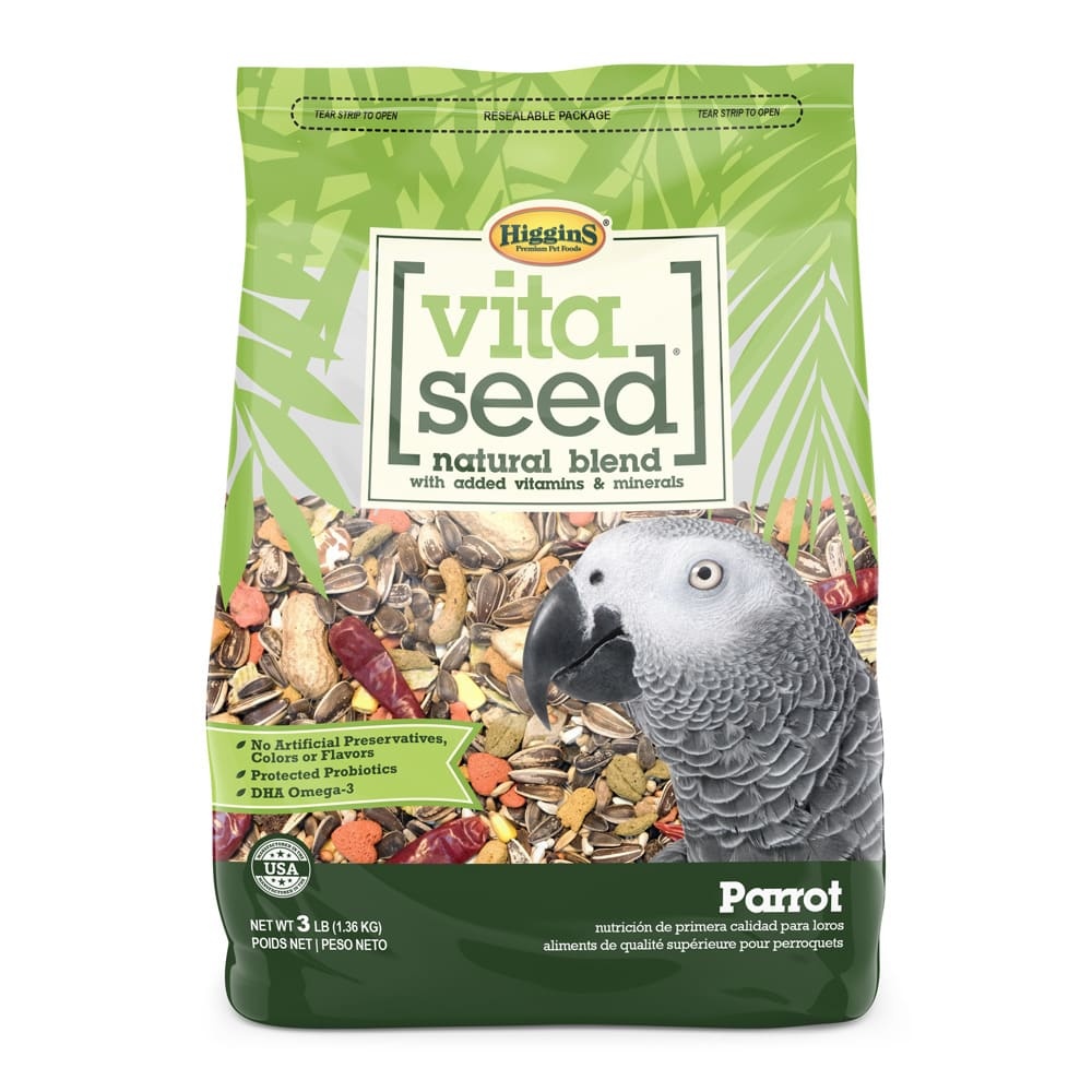 slide 1 of 1, Higgins Vita Seed Parrot Food, 3 lb