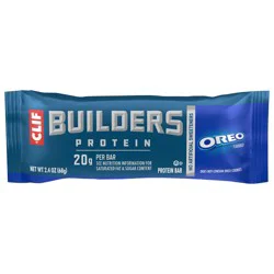 Clif Builders Oreo Flavor Protein Bar, 2.4 oz