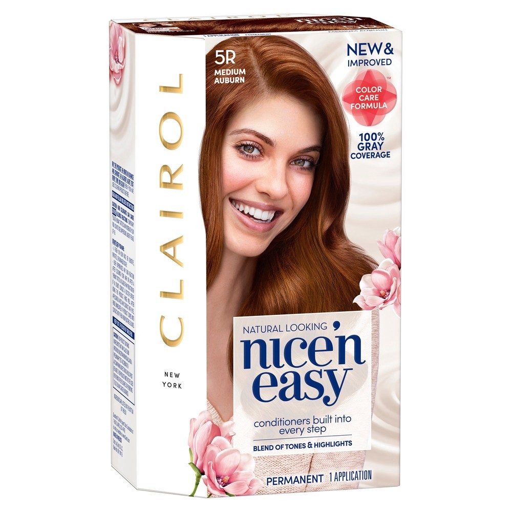 slide 5 of 7, Nice'n Easy Clairol Nice 'N Easy 5R Medium Auburn, 1 ct