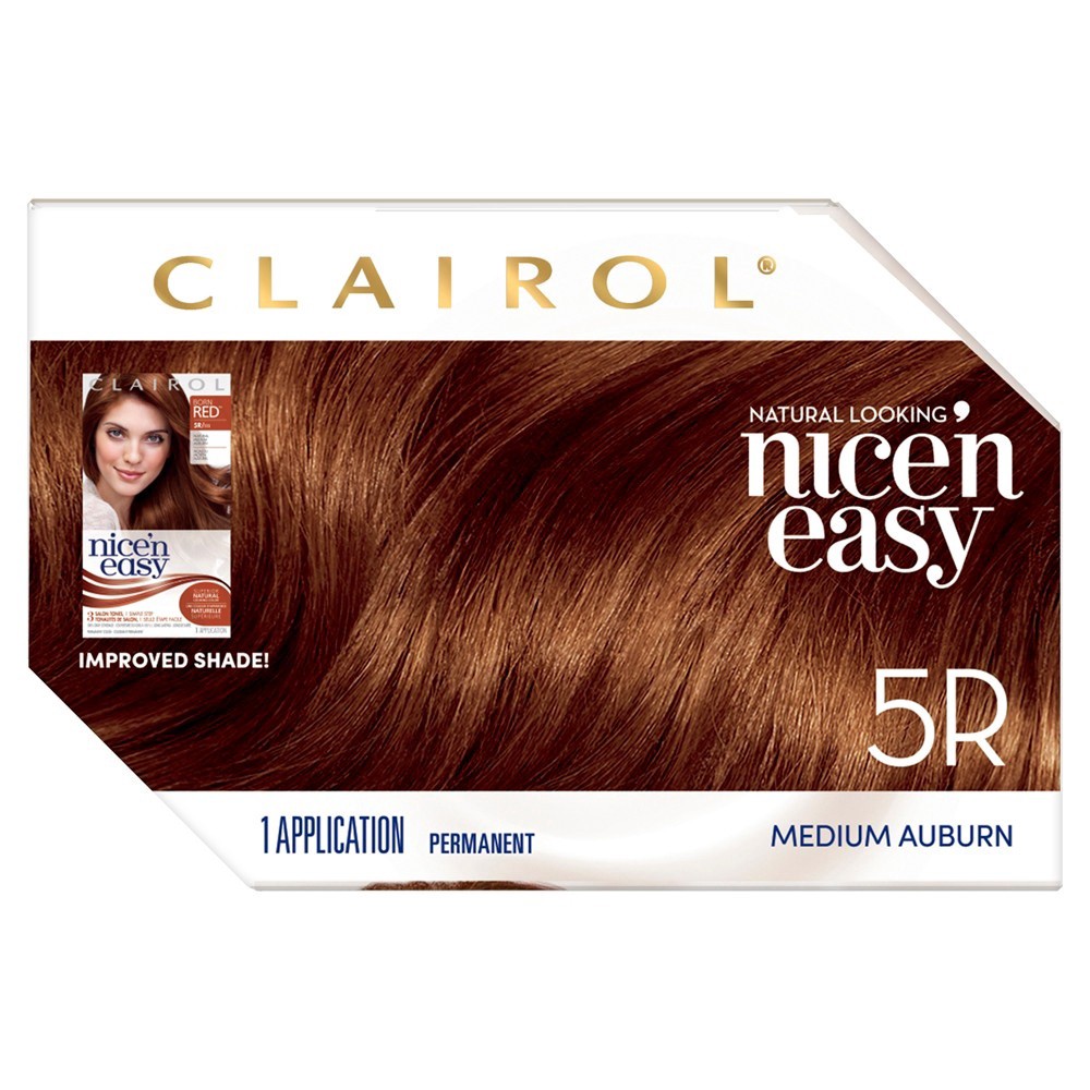 slide 2 of 7, Nice'n Easy Clairol Nice 'N Easy 5R Medium Auburn, 1 ct