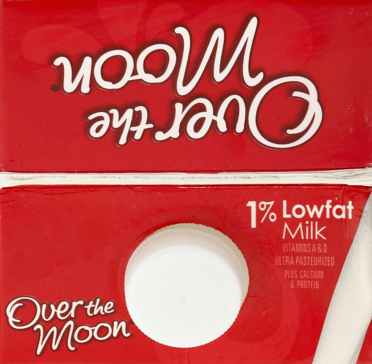 slide 2 of 4, Garelick Farms Over The Moon 1% Lowfat Milk, 1/2 gal