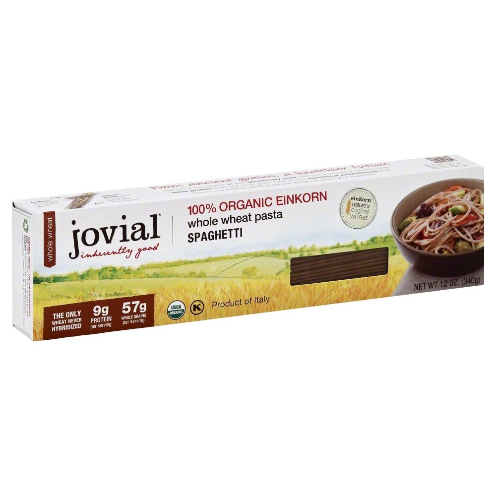 slide 1 of 1, Jovial Organic Whole Grain Einkorn Penne Pasta, 1 oz