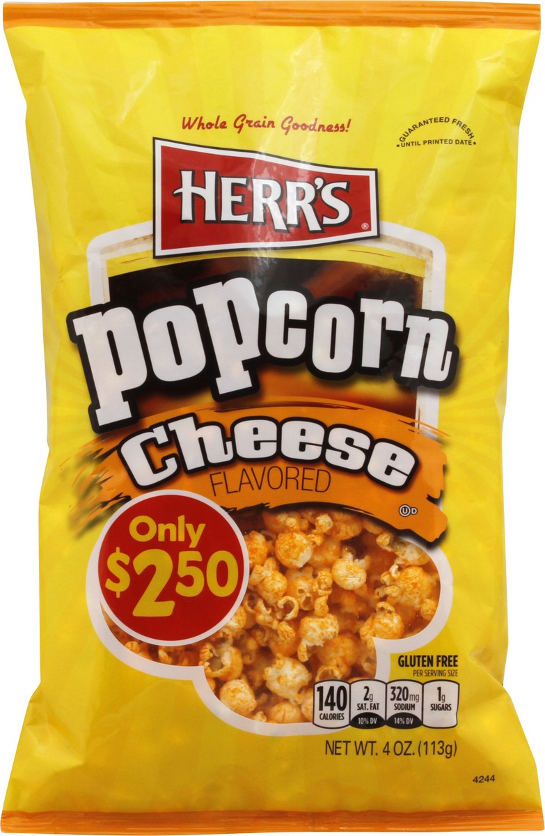 slide 5 of 6, Herr's Popcorn, Cheese, 4 oz