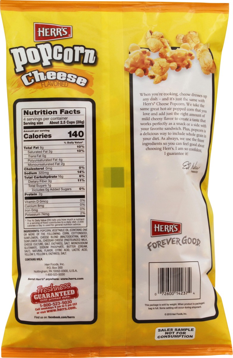 slide 6 of 6, Herr's Popcorn, Cheese, 4 oz