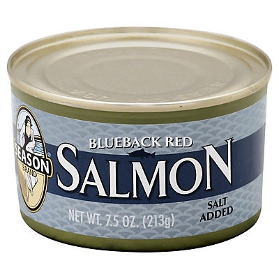 slide 1 of 1, Season Brand Blueback Red Salmon, 7.5 oz