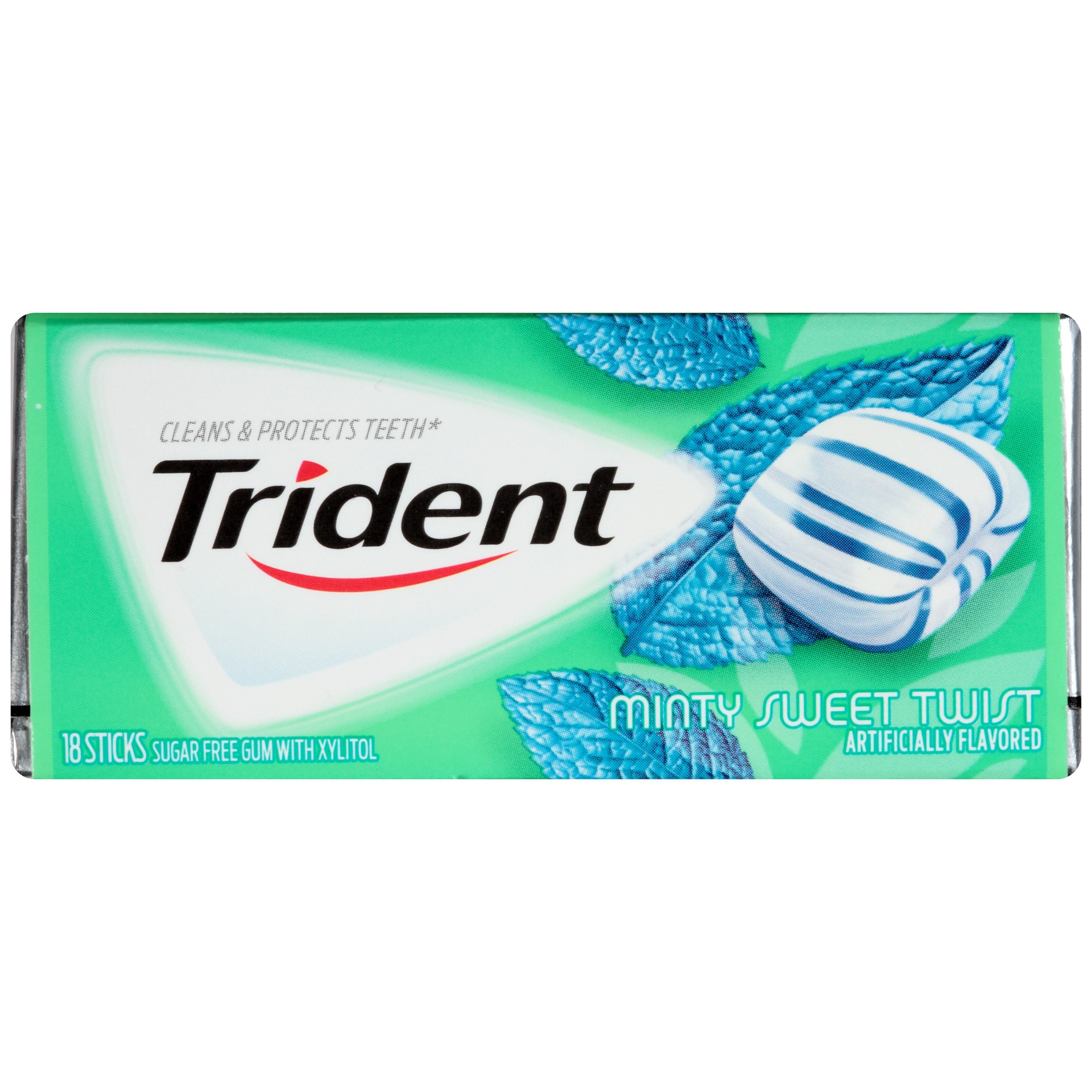 slide 1 of 6, Trident Vup Minty Sweet Twist, 18 ct