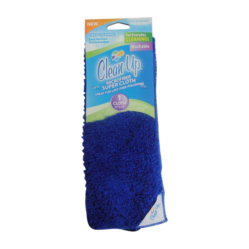 slide 1 of 1, Clean Touch Clean Up Microfiber Super Cloth, 1 ct