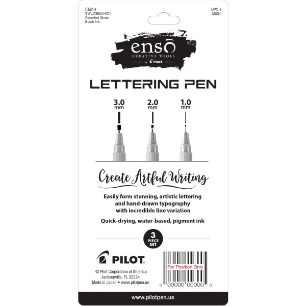 slide 8 of 13, Pilot Enso Lettering Pen, 1 ct