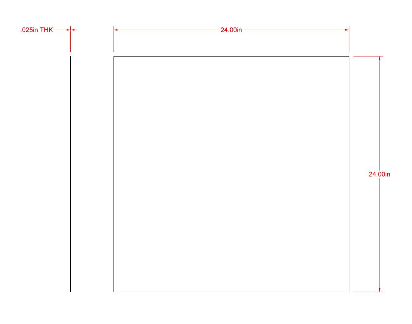 slide 5 of 5, Hillman 24-in x 24-in Aluminum Solid Sheet Metal, 1 ct