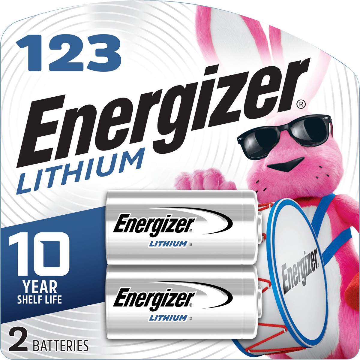 slide 3 of 3, Energizer 123 Lithium Batteries (2 Pack), 3V Photo Batteries, 2 ct