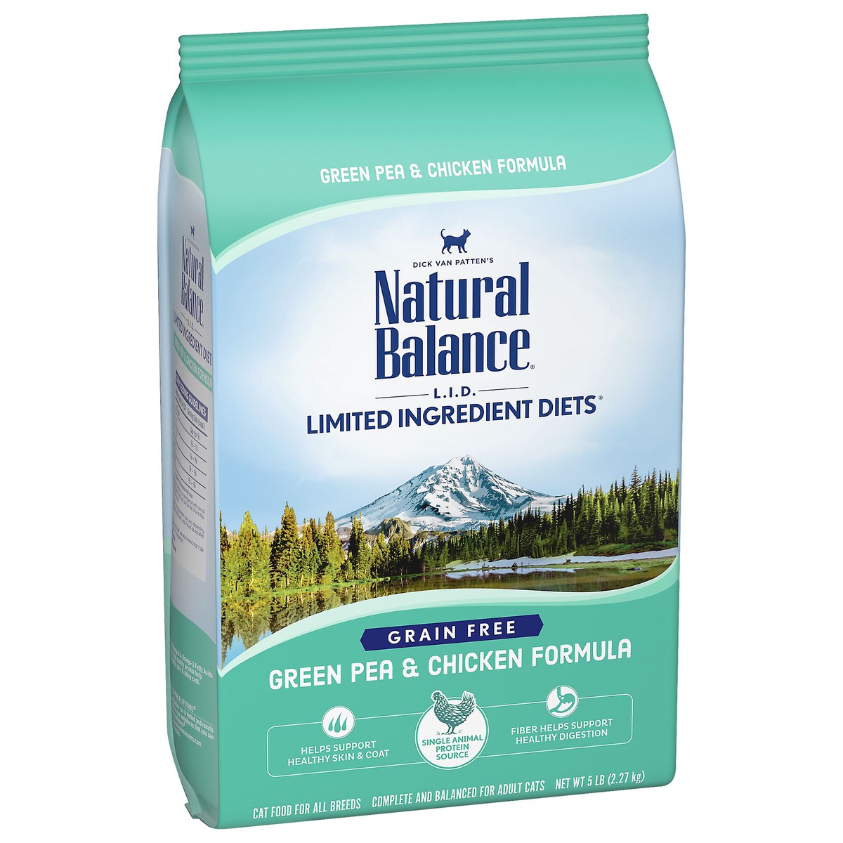 slide 2 of 7, Natural Balance Grain Free Green Pea & Chicken Formula Cat Food 5 lb, 5 lb