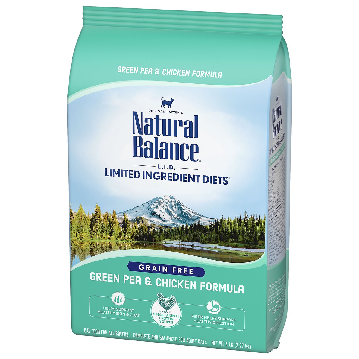 slide 4 of 7, Natural Balance Grain Free Green Pea & Chicken Formula Cat Food 5 lb, 5 lb