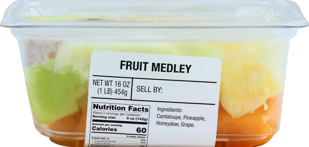 slide 1 of 3, Harris Teeter Farmers Market Mixed Fruit Chunks, 16 oz