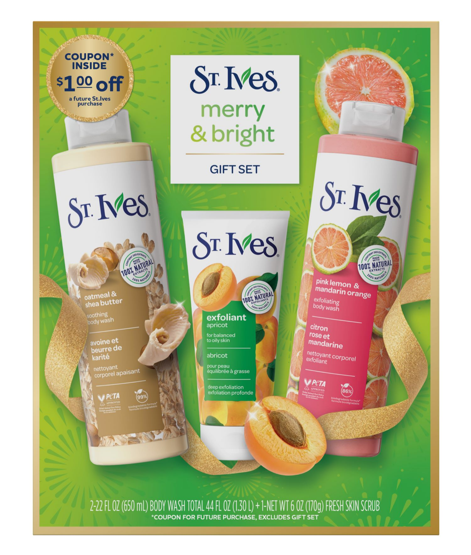 slide 1 of 1, ST IVES SUNNYSIDE GIFT 2025, 1 ct