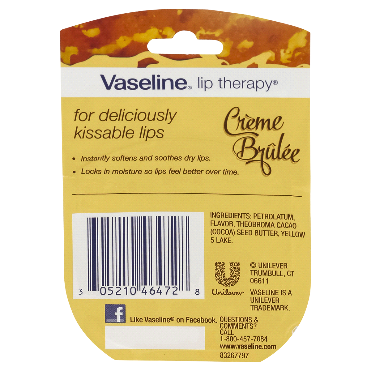 Vaseline Creme Brulee Lip Therapy 0.25 oz | Shipt