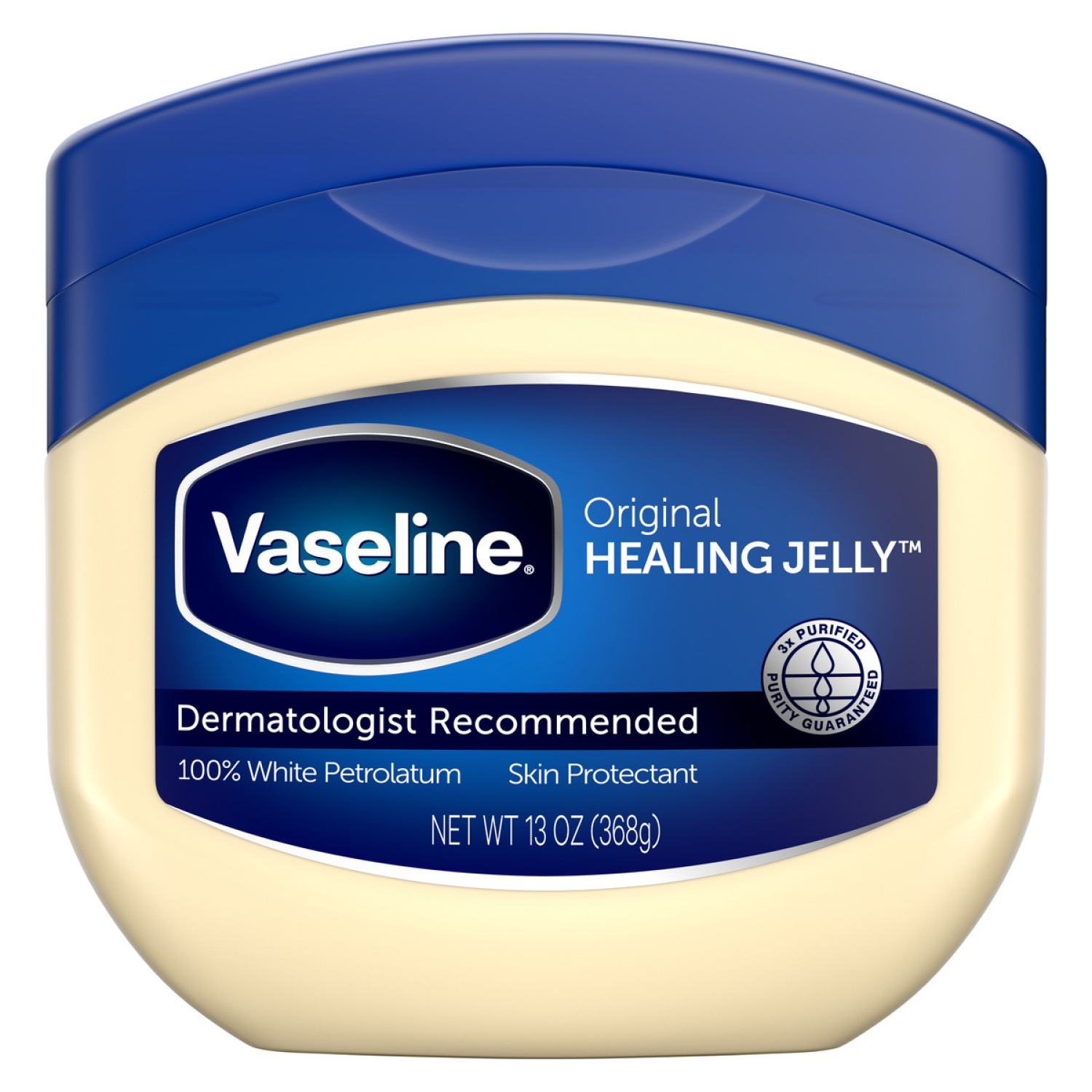 slide 5 of 5, Vaseline White Petroleum Jelly Protectant Healing Jelly Original, 13 oz